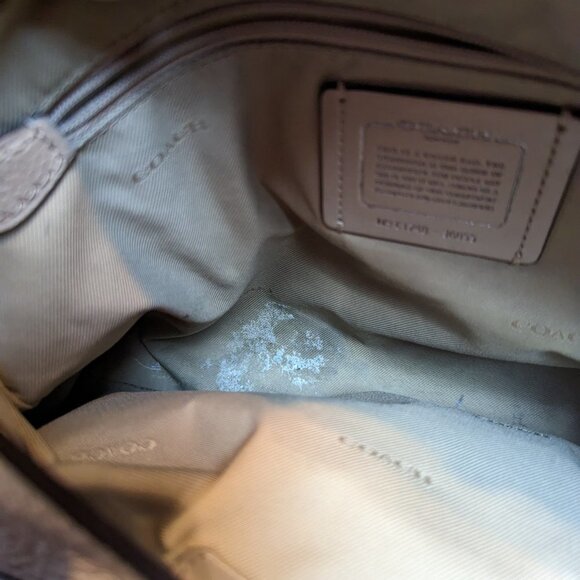 *Rare Color* Coach Stone Turn Lock Edie Shoulder Bag - Picture 6 of 13